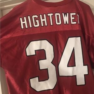 Cardinals 34 Hightower Red NFL Team Apparel Jersey Size Large